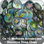 Os 10 Melhores Brindes dos Biscoitos Elma Chips